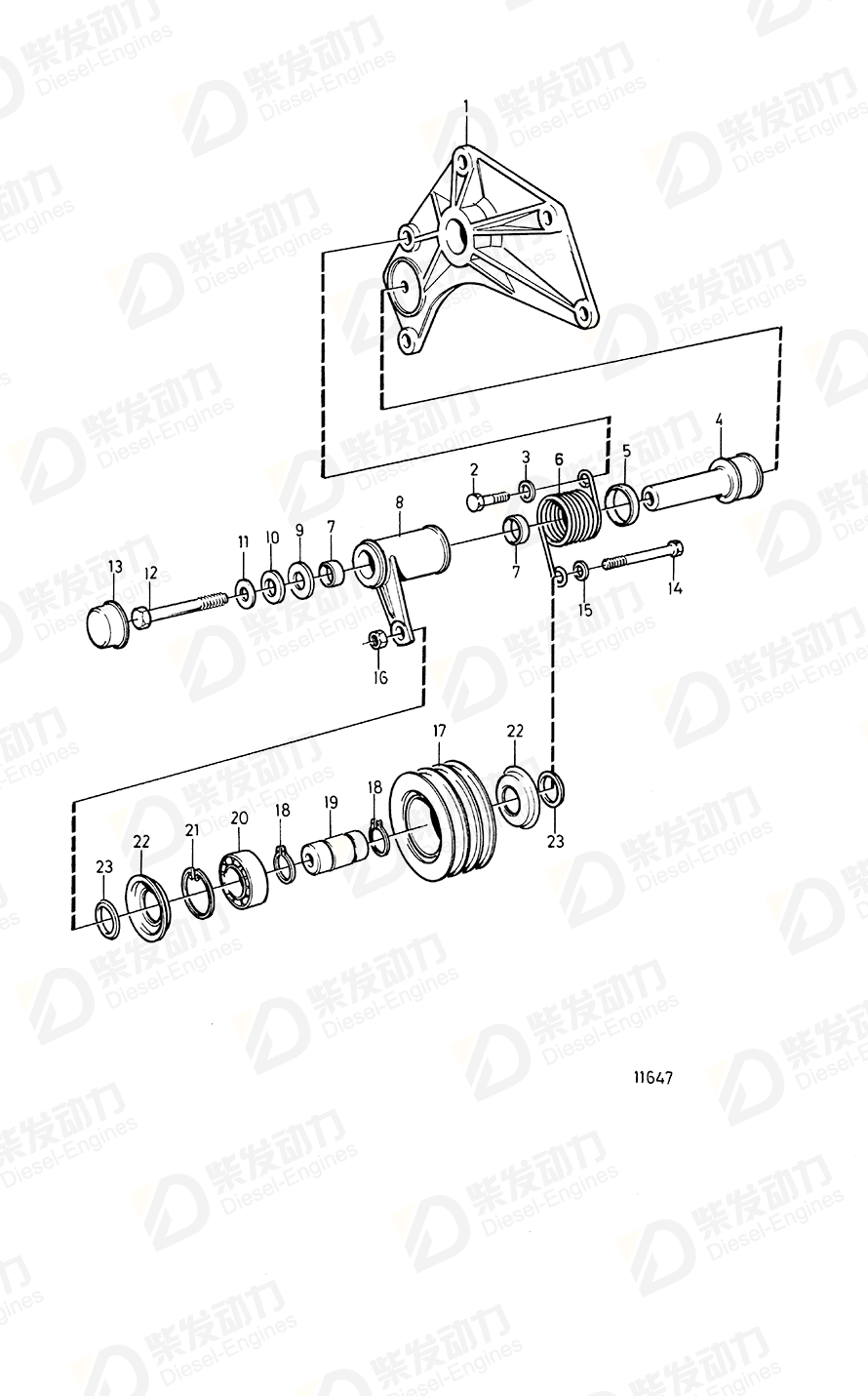 volvo penta Flange screw 984761 Drawing volvo penta Flange screw 984761 Drawing